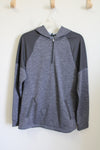 Champion Gray Zip Up Hoodie | 16/18