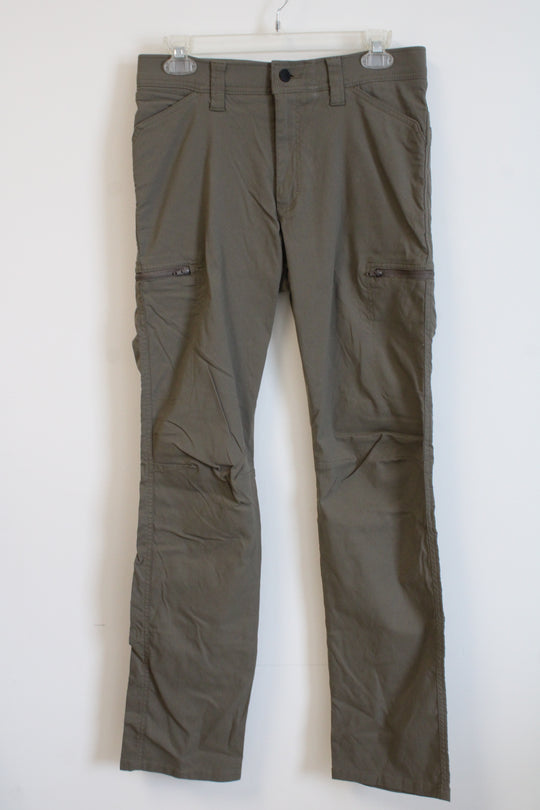 Wrangler Olive Activewear Cargo Lightweight Pants | 30X32