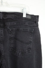 Lee Black Relaxed Fit Straight Leg Mid Rise Jeans | 14 Petite