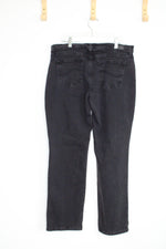 Lee Black Relaxed Fit Straight Leg Mid Rise Jeans | 14 Petite