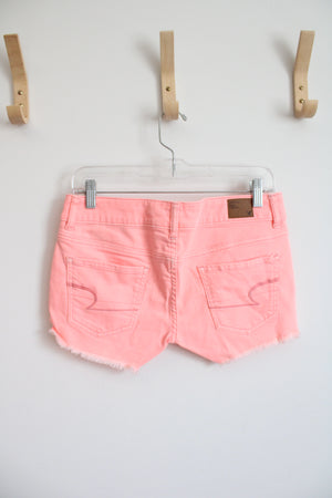 American Eagle Stretch Pink Cut Off Shorts | 4