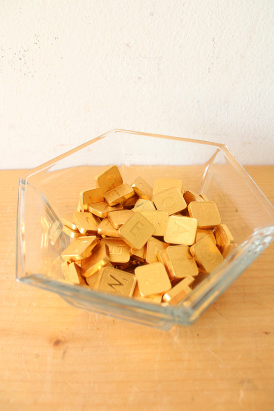The Collectors Scrabble Edition Gold Plated Tiles | Set Of 91