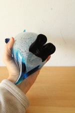 Blue Murano Glass Penguin Figurine
