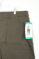 NEW Nautica Olive Elastic Waistband Khaki Shorts | XL