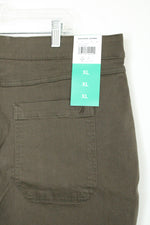 NEW Nautica Olive Elastic Waistband Khaki Shorts | XL