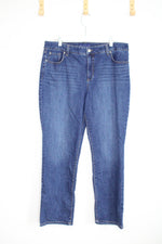 Bandolino Straight Leg Dark Wash Mandie Jeans | 16