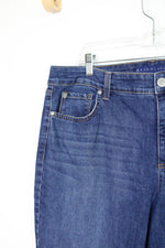Bandolino Straight Leg Dark Wash Mandie Jeans | 16
