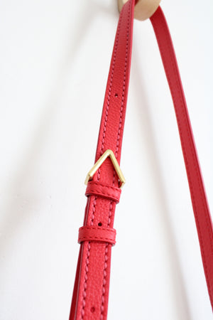 NEW Vera Bradley Mallory Crossbody Canyon Sunset Red Leather Purse