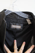 Valerie Stevens Black Leather Smooth Leather Jacket | L
