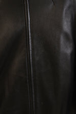 Valerie Stevens Black Leather Smooth Leather Jacket | L