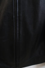 Valerie Stevens Black Leather Smooth Leather Jacket | L