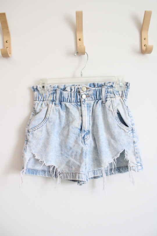 SO Light Wash High Rise Mom Shorts | 5/27