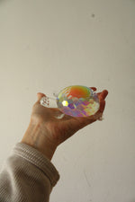 Crystal Glass Turtle Paperweight By Oleg Cassini