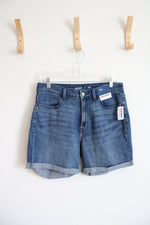 NEW Old Navy High Rise Wow Cuffed Denim Shorts | 10