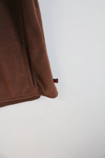 Woolrich Brown Fleece Zip Up Vest | L