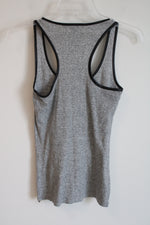 Armani Exchange Gray Ribbed Tank | S