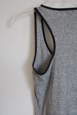 Armani Exchange Gray Ribbed Tank | S