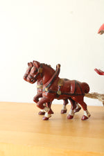 Cast Iron Coca-Cola Horse-Drawn Delivery Wagon Toy