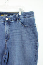 Lee Regular Fit Straight Leg Mid Rise Jeans | 16 Short