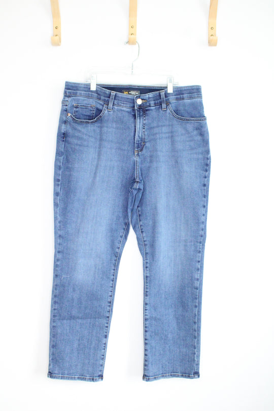 Lee Regular Fit Straight Leg Mid Rise Jeans | 16 Short