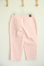 NEW Gloria Vanderbilt Amanda Heritage Fit Classic Rise Pink Capri Pants | 8