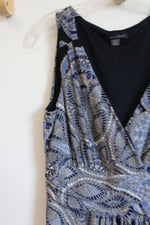 Tommy Hilfiger Blue Paisley Dress | 8