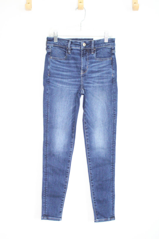NEW American Eagle Hi-Rise Dark Atlantic Jegging | 0 Short