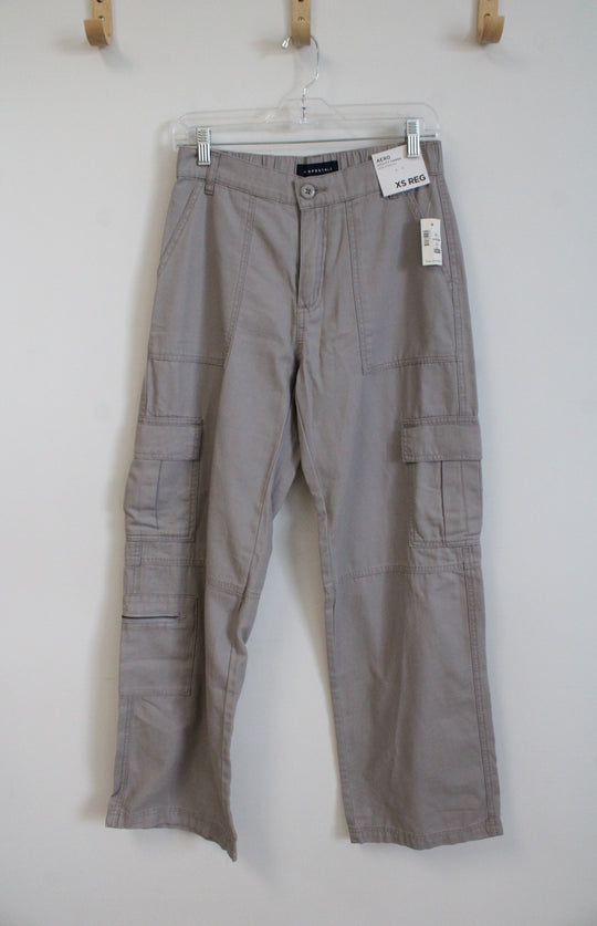 NEW Aeropostale Utility Cargo Gray Pants | XS