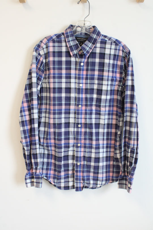Banana Republic Soft Wash Tailored Slim Fit Button Down Shirt | M