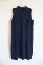 SG Tailored Susan Graver Navy Blue Dress | S