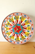 Rudi Lenz Circus Wagon Wheel Clock
