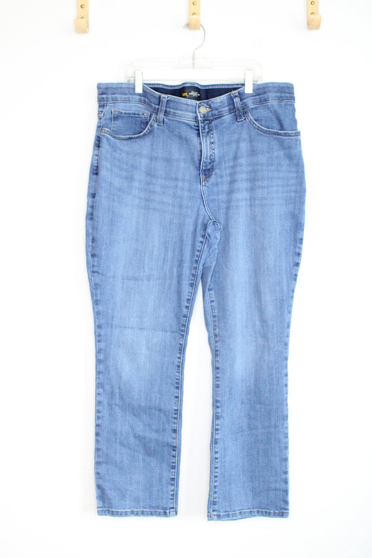 Lee Regular Fit Straight Leg Mid Rise Jeans | 16 Short
