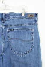 Lee Regular Fit Straight Leg Mid Rise Jeans | 16 Short