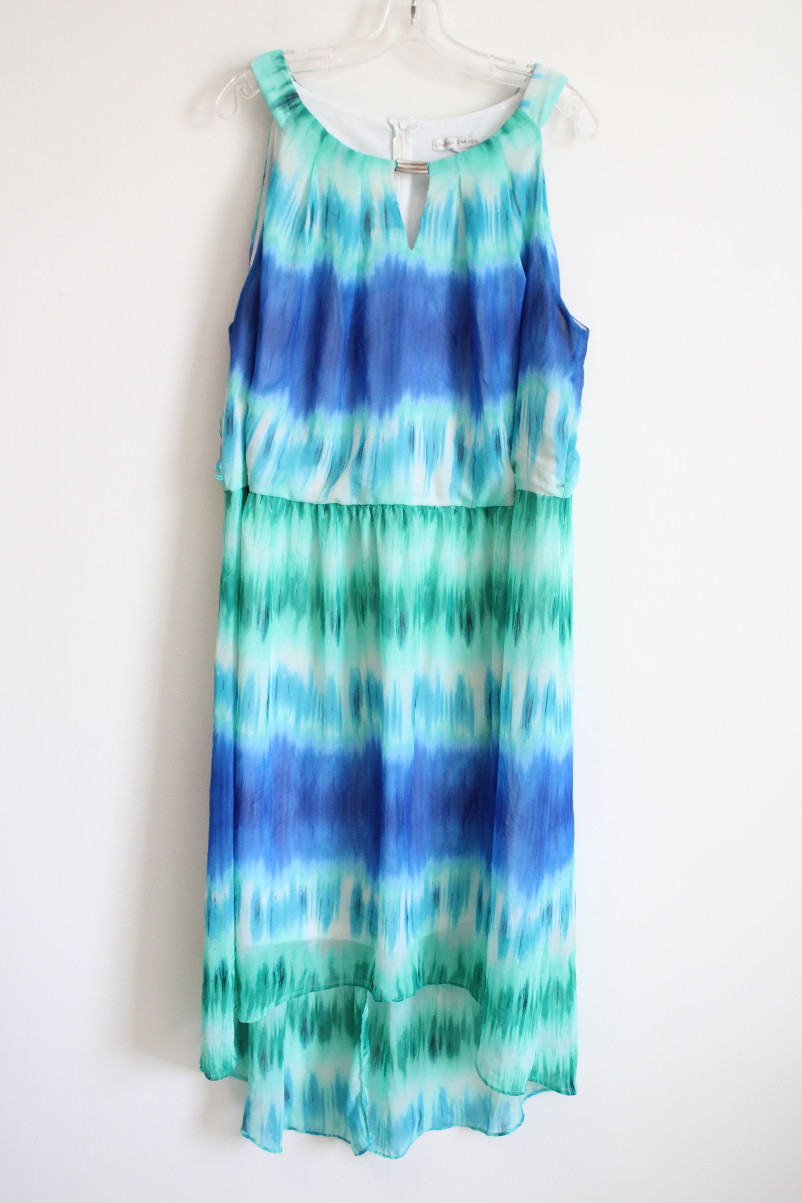 Sandra Darren Blue Tie Dye Dress | 24W