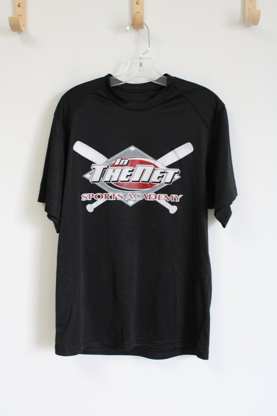 Badger In The Net Black Shirt | Youth L (14/16)