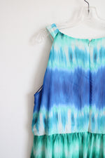 Sandra Darren Blue Tie Dye Dress | 24W