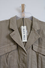 NEW Alex Mill Washed Twill Expedition Jumpsuit Vintage Khaki | S