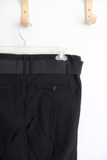 Joe Benbasset Black Flower Belted Stretch Pants | 5