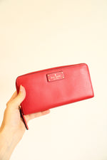 Kate Spade Red Leather Wallet