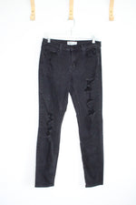 Mudd Black Low Rise Skinny Distressed Jeans | 11