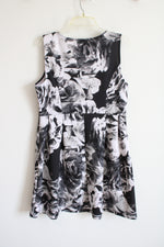 APT. 9 Black White Gray Floral Dress | XL