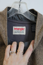 NEW Wrangler Brown Fleece 1/4 Zip Pullover | XL