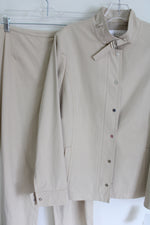 NEW Don Caster Tan 2 Piece Pant & Jacket Set | 4
