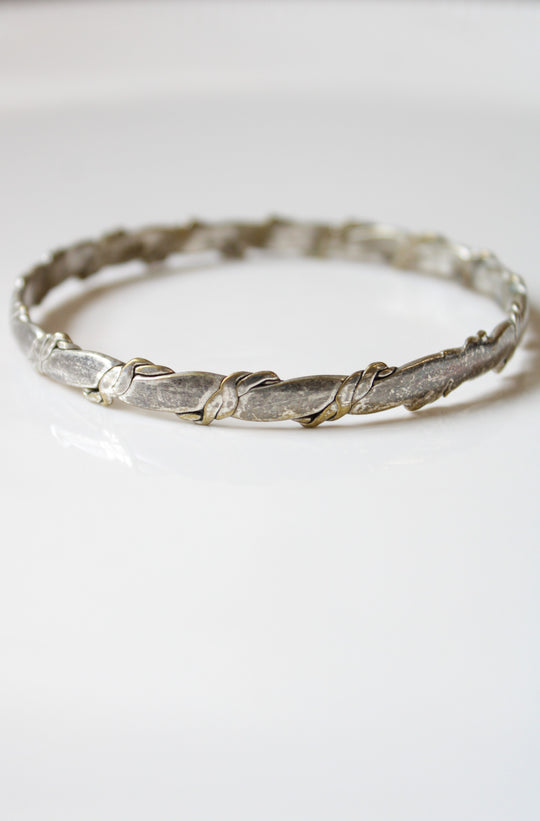 Taxco Sterling Silver Bangle Bracelet