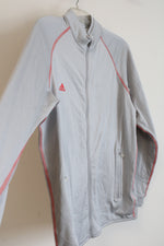 Adidas Climawarm Golf Light Gray Zip Up Jacket | M