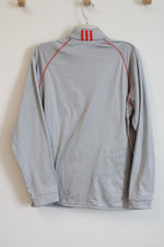 Adidas Climawarm Golf Light Gray Zip Up Jacket | M