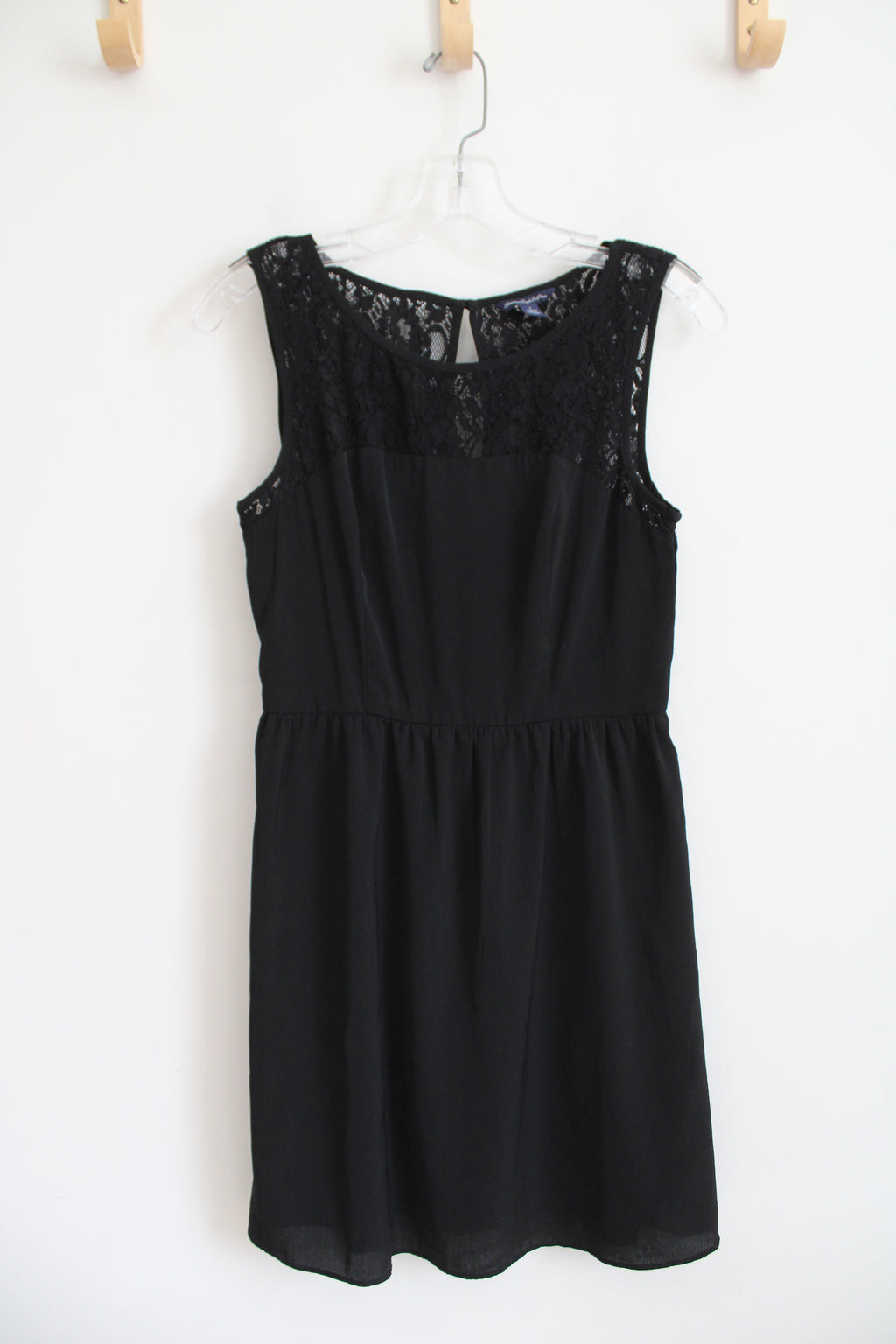 American Eagle Black Lace Sleeveless Dress | 2