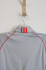 Adidas Climawarm Golf Light Gray Zip Up Jacket | M