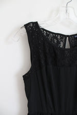 American Eagle Black Lace Sleeveless Dress | 2