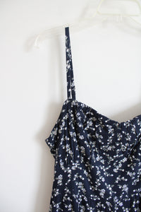 NEW Hollister Navy & White Floral Dress | XXL